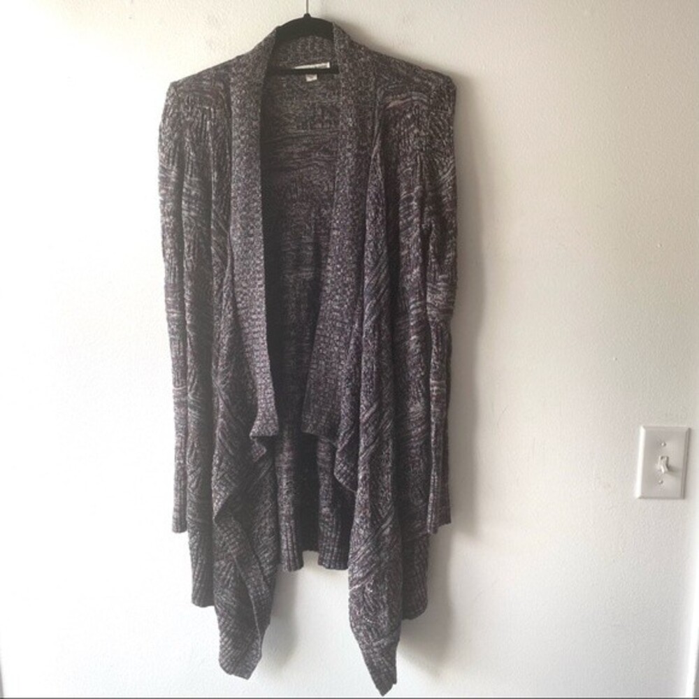 american eagle open front waterfall cardigan